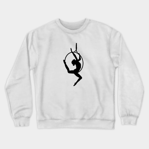 Aerial hoop Crewneck Sweatshirt by RosaliArt